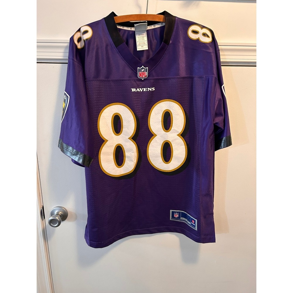 NFL Pro Line Baltimore Ravens Dennis Pitta 88 Jersey Mens Medium Purple Mesh